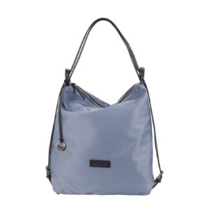 Zaino 2-in-1 in nylon e pelle Y27723 Collezione Giudecca