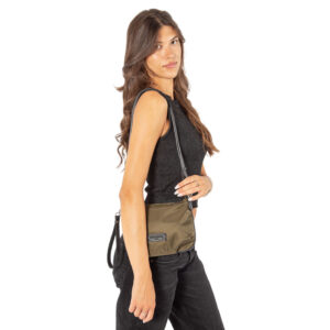 Alternative view of Nylon and Leather Crossbody Bag Y27724 Giudecca Collection