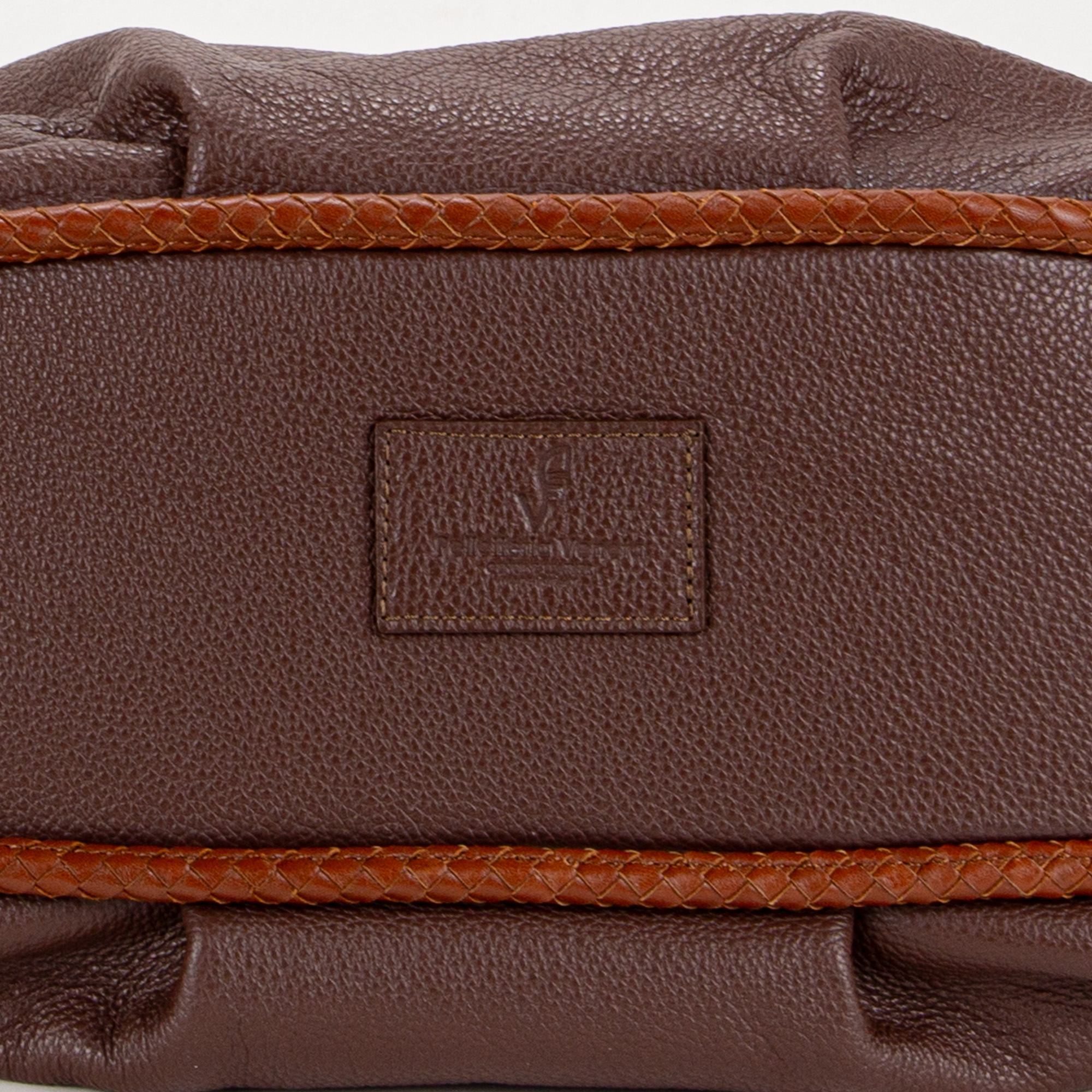 Three-way in pelle da donna con decorazione V27600 - immagine 4