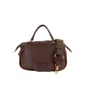 Borsa media a mano in pelle da donna con decorazione V27602