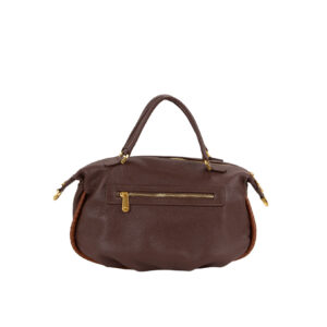 Borsa media a mano in pelle da donna con decorazione V27602 - immagine 4