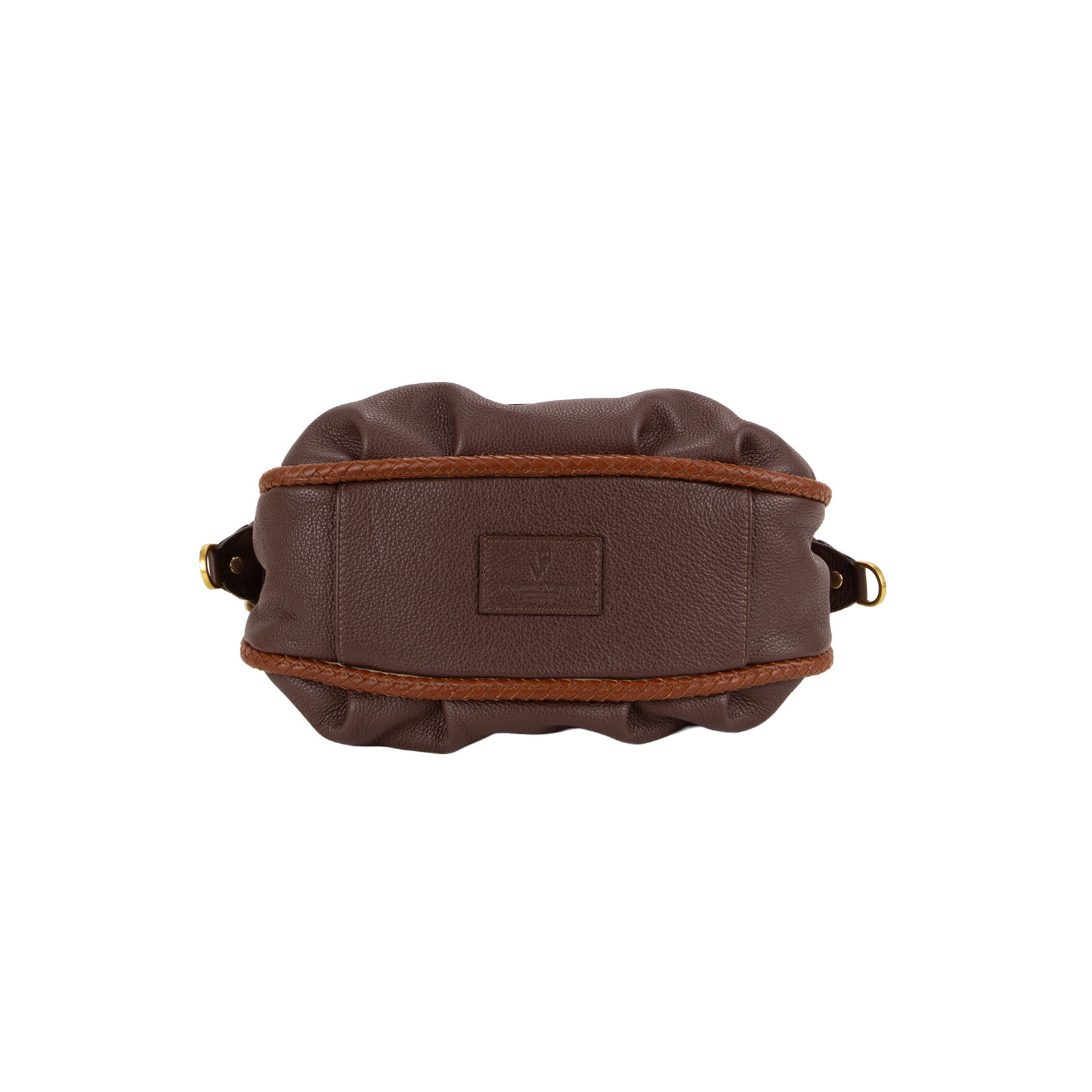 Borsa media a mano in pelle da donna con decorazione V27602 - immagine 6