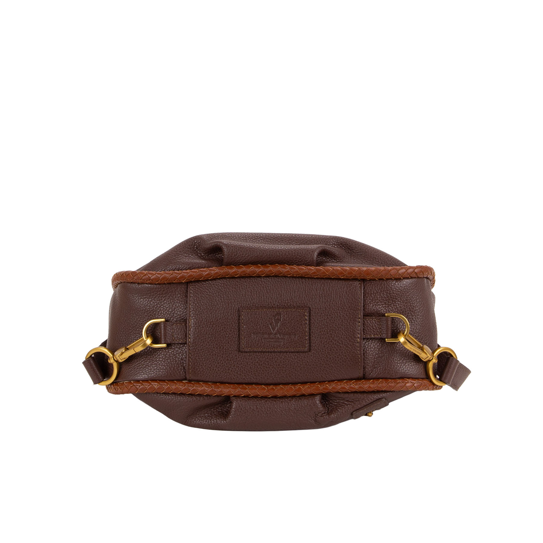 Three-way in pelle da donna con decorazione V27600 - immagine 7