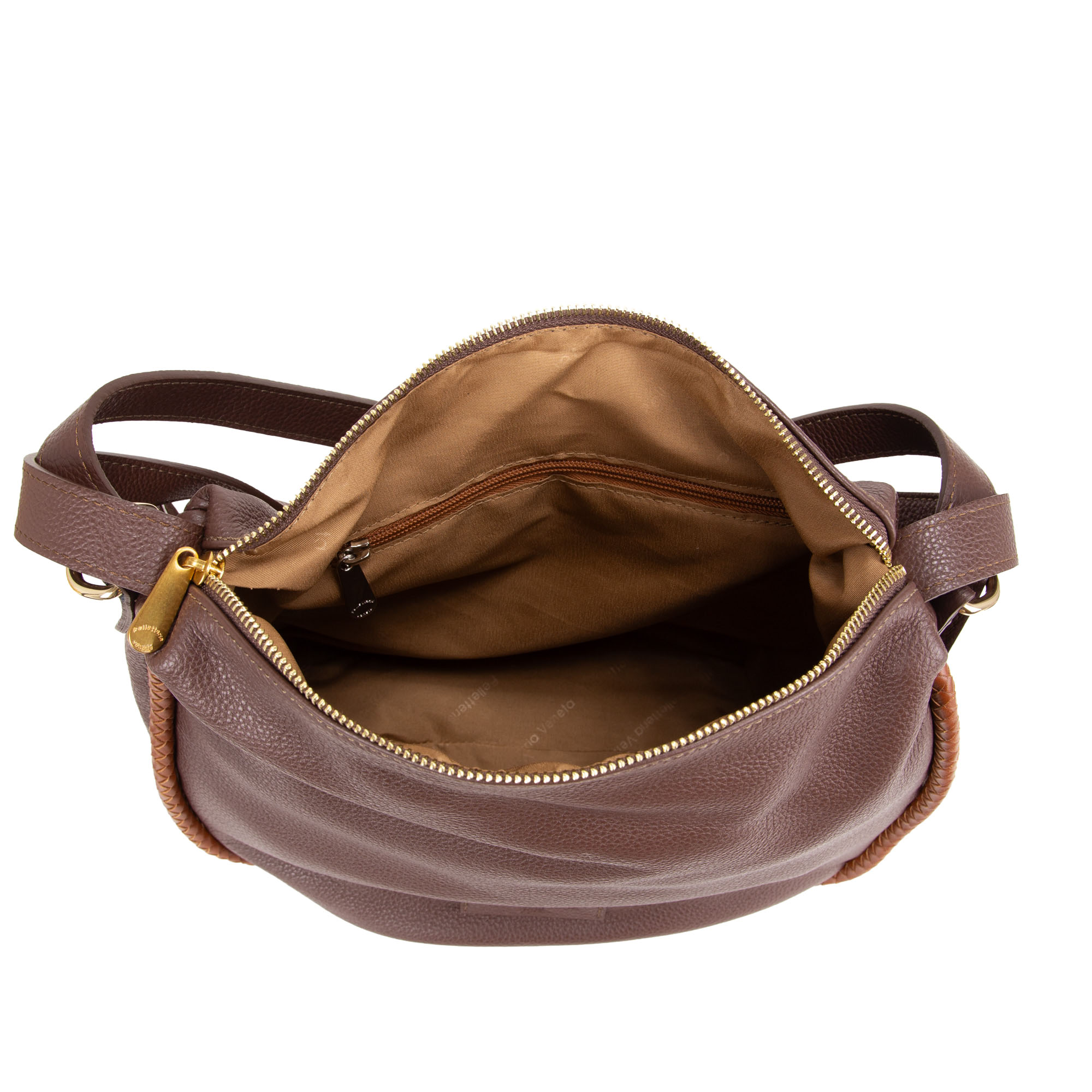 Three-way in pelle da donna con decorazione V27600 - immagine 8