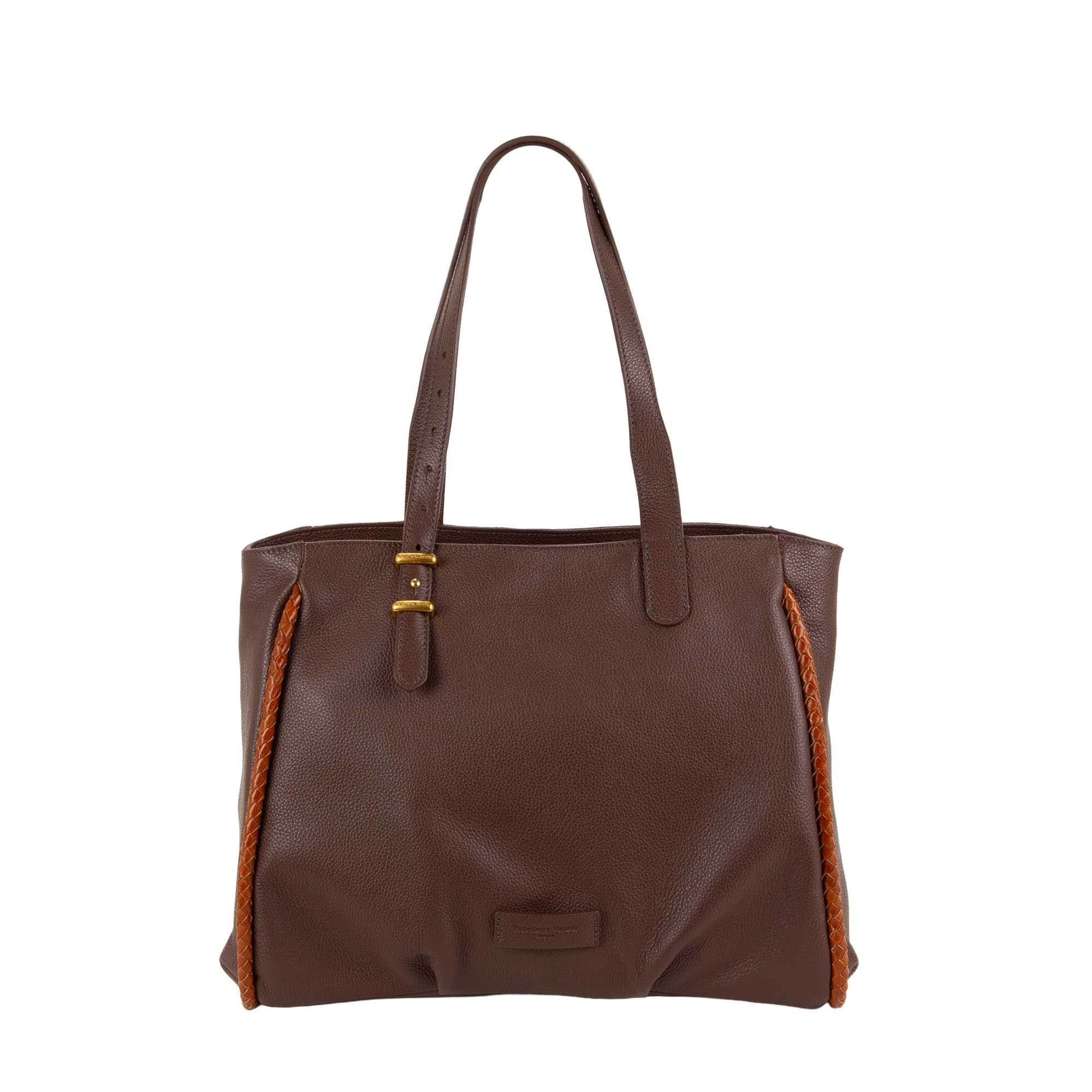 Shopper in pelle da donna con decorazione V27603