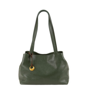 Borsa a spalla media in pelle da donna D27314