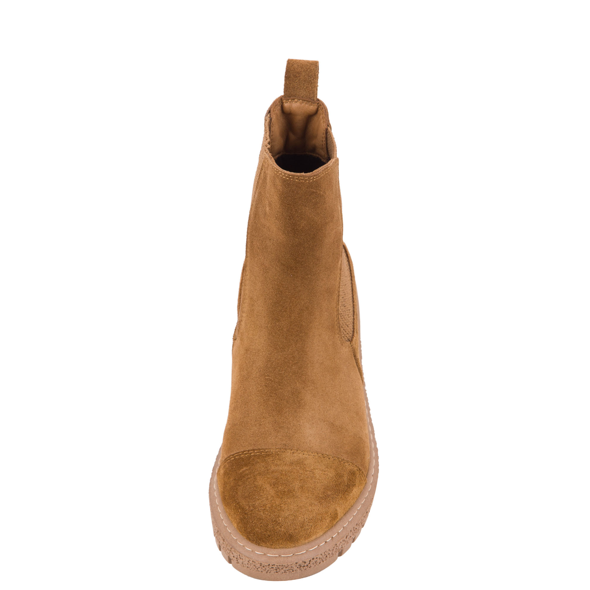 Stivaletti in pelle da donna alla caviglia con elastico di Pelletteria Veneta