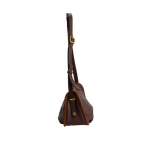 Tracolla in pelle da donna con decorazione V27604 - immagine 6