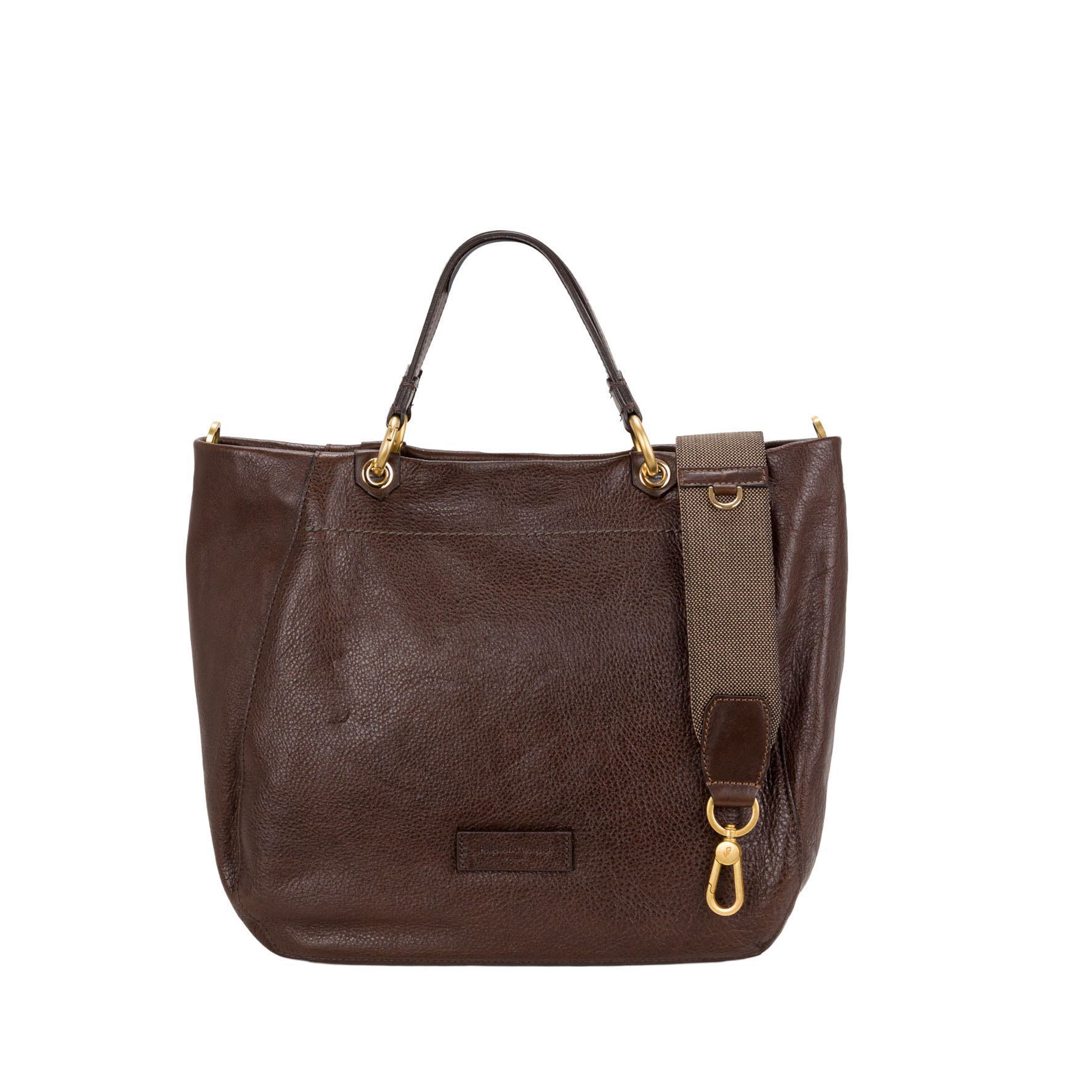 Borsa a mano con doppi manici in pelle conciata al vegetale art. V27203 di Pelletteria Veneta