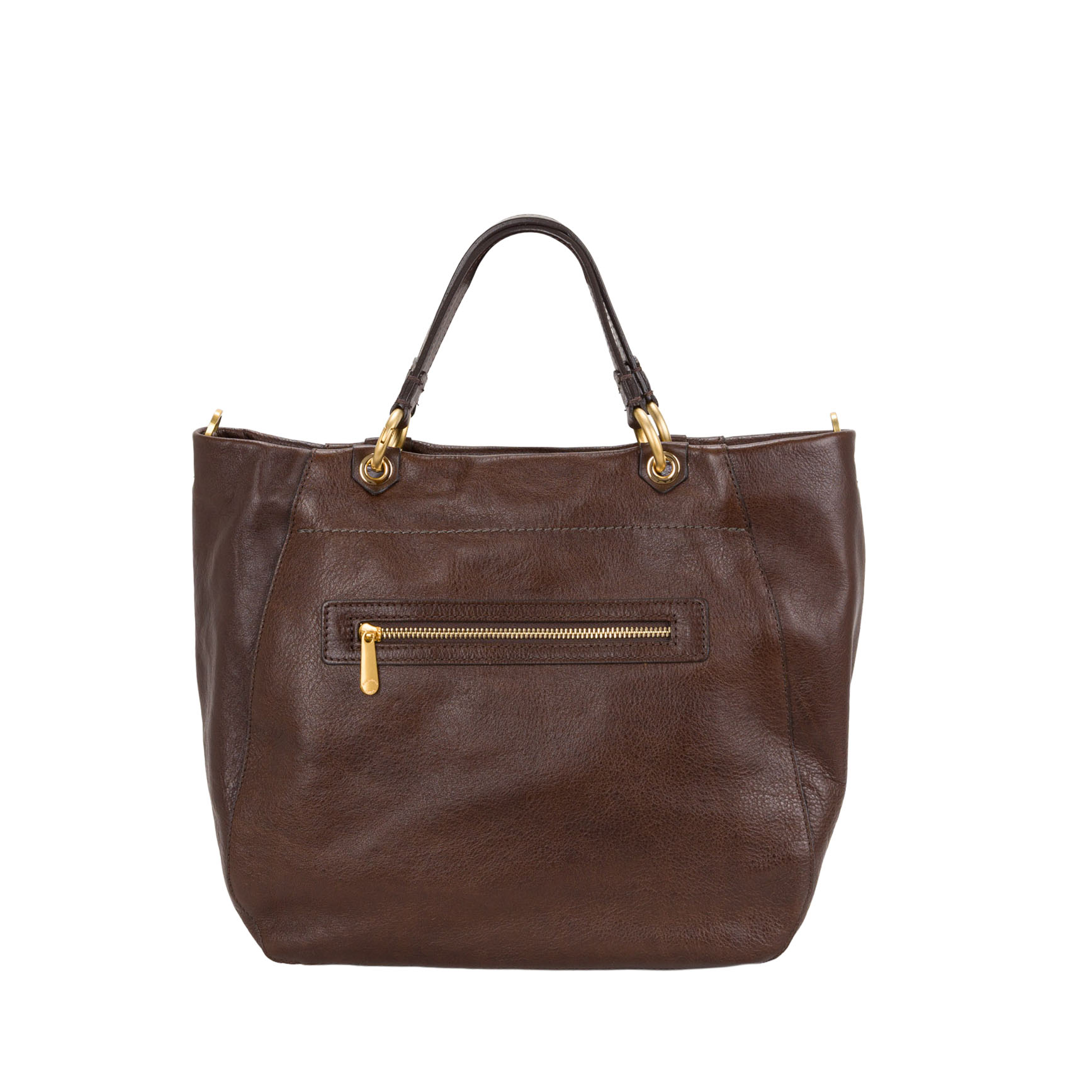Borsa a mano con doppi manici in pelle conciata al vegetale art. V27203 di Pelletteria Veneta
