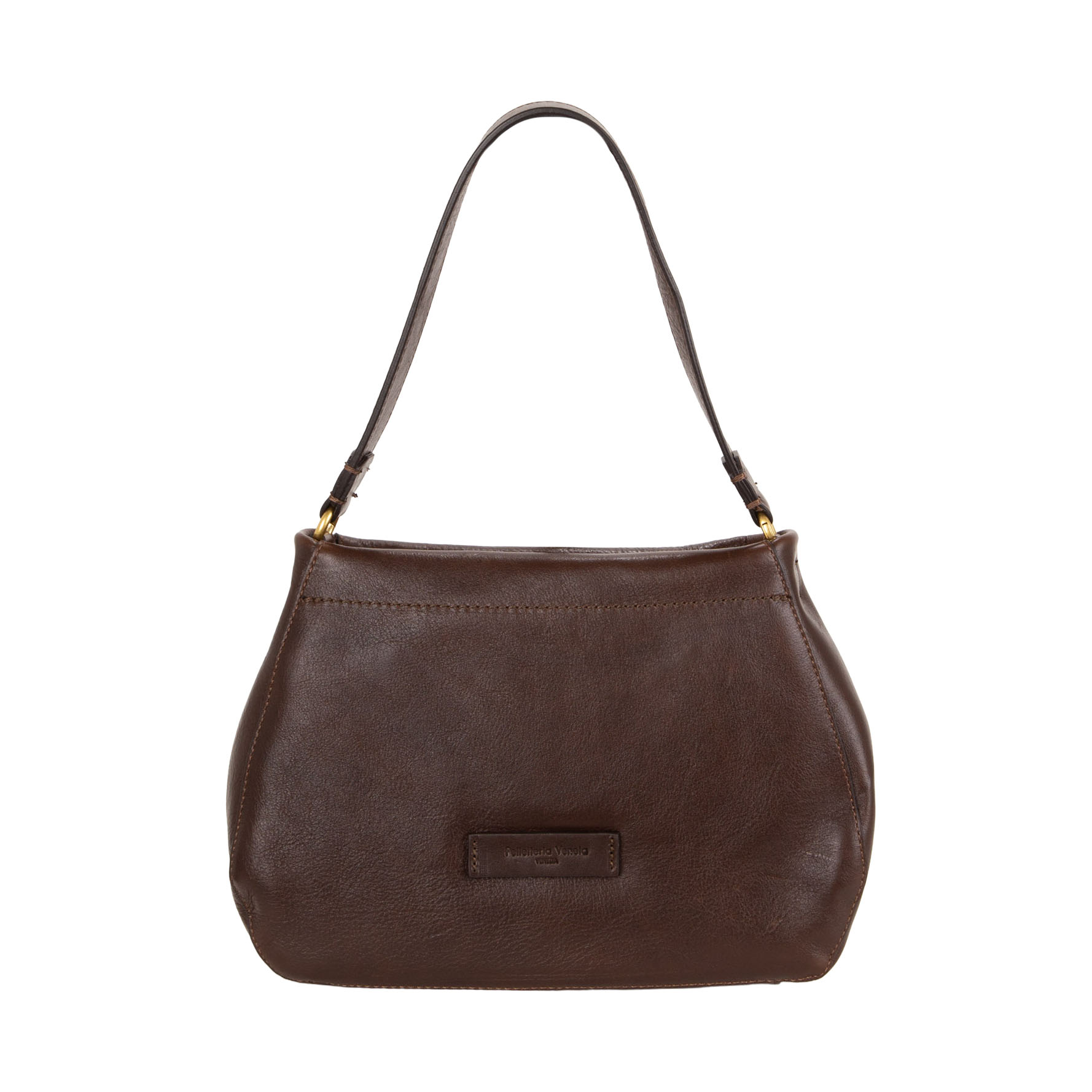 Women's Vegetable-Tanned Leather Shoulder Bag - Image 6