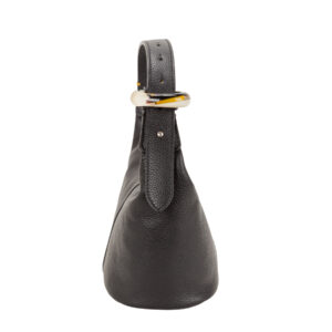 Pebble grain handbag V26518 with Murano glass decoration