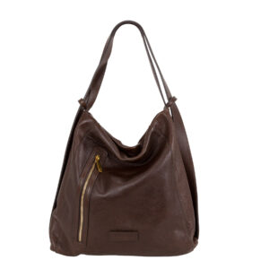 Borsa in pelle conciata al vegetale convertibile in zaino art. F27200 di Pelletteria Veneta