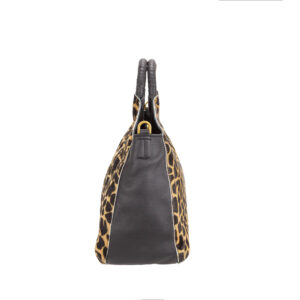 Handcrafted Leather Handbag with Braided Handles CAV26501 - Image 5