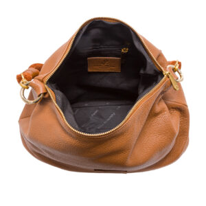 Pelletteria Veneta Soft pebble grain Leather Shoulder Bag with Braided Handle - Image 8