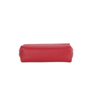 Trousse in pelle compatta con chiusura a scatto di Pelletteria Veneta