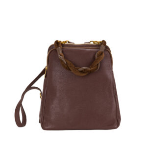 Zaino multiscomparto V27616 in pelle da donna di Pelletteria Veneta